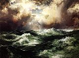 Thomas Moran Moonlit Seascape